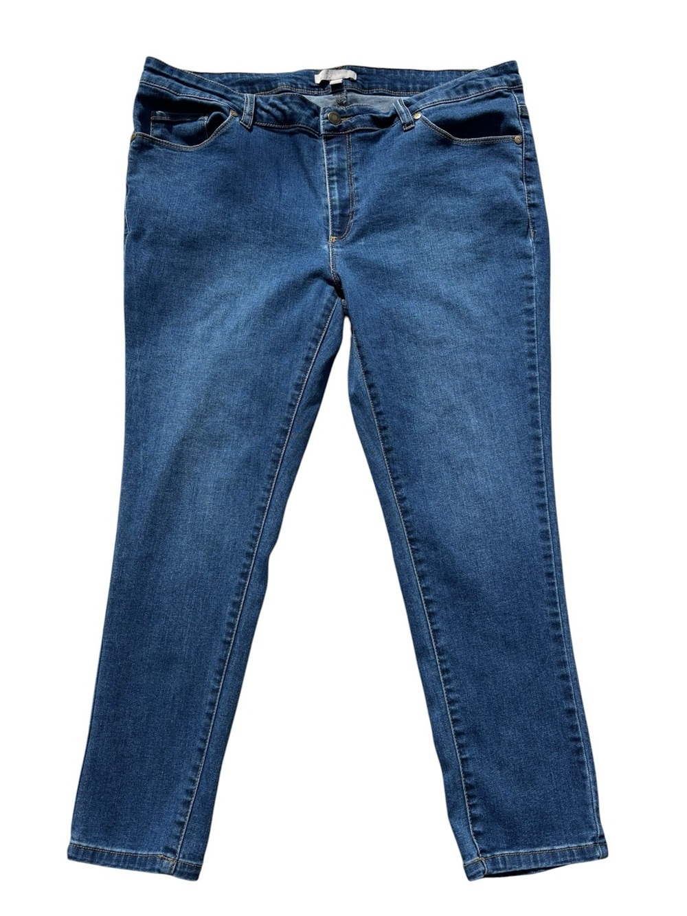 Woman Within Jeans, Skinny Denim, 18W Petite, Short